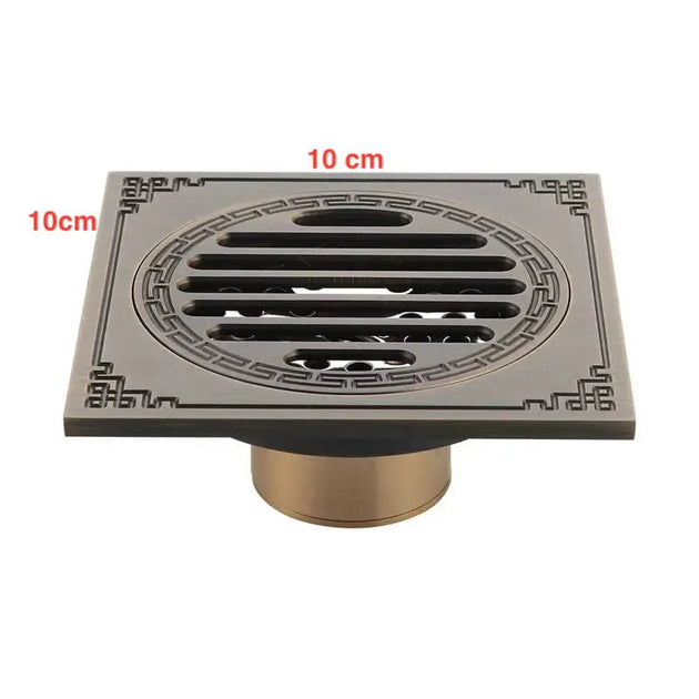 Antique Floor Drain Brass Bathroom Accessory - Floor Drains in UkBathroomLux