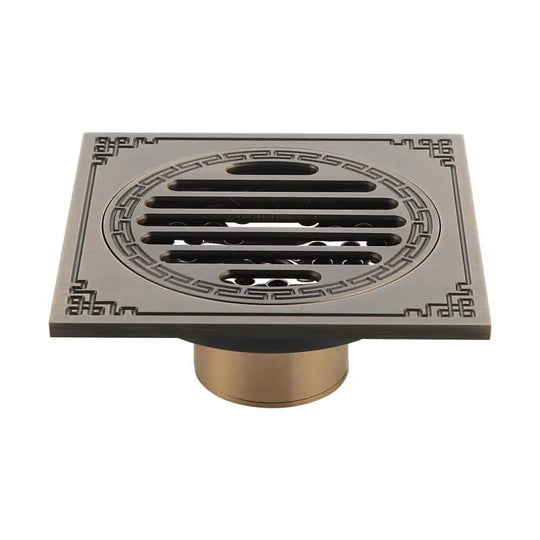 Antique Floor Drain Brass Bathroom Accessory - Floor Drains in UkBathroomLux