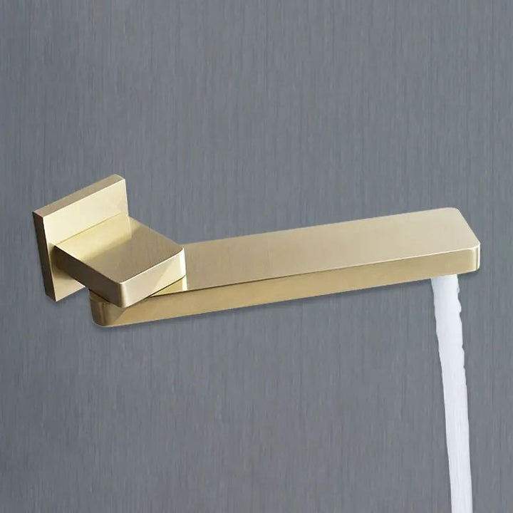 Aqua Symphony Luxury Shower Set - Gold - bathroom, showers, thermostaticBathroomLux