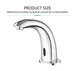 Automatic Electric Infrared Sensor Basin Tap – Touchless Bathroom Faucet WaterMark - touchless Bathroom FaucetBathroomLux