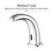 Automatic Electric Infrared Sensor Basin Tap – Touchless Bathroom Faucet WaterMark - touchless Bathroom FaucetBathroomLux
