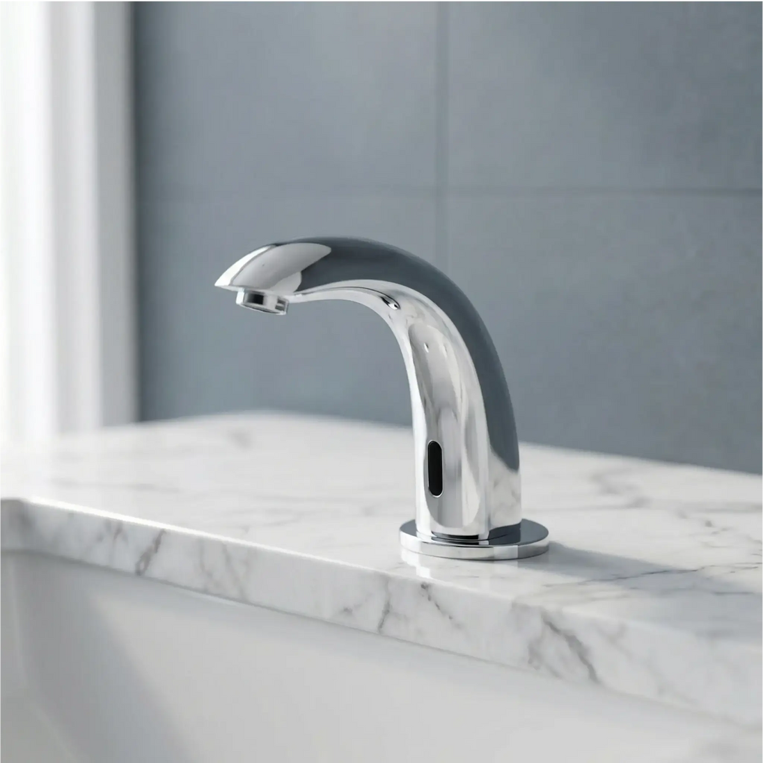 Automatic Electric Infrared Sensor Basin Tap – Touchless Bathroom Faucet WaterMark - touchless Bathroom FaucetBathroomLux