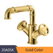 Basin Bathroom Faucets Single Hole Dual Handle Contemporary Deck Mounted - Bathroom Taps Deck MountedBathroomLux