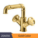 Basin Bathroom Faucets Single Hole Dual Handle Contemporary Deck Mounted - Bathroom Taps Deck MountedBathroomLux