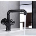 Basin Bathroom Faucets Single Hole Dual Handle Contemporary Deck Mounted - Bathroom Taps Deck MountedBathroomLux