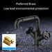 Basin Bathroom Faucets Single Hole Dual Handle Contemporary Deck Mounted - Bathroom Taps Deck MountedBathroomLux