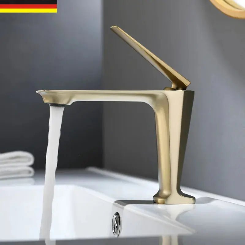 Basin Faucets Bathroom Faucet Hot and Cold Deck Mounted Tap - Deck Mounted TapBathroomLux