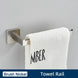 Black Bathroom Accessories Set Towel Bar Holder Hook - BathroomLux