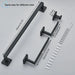 Black Bathroom Accessories Set Towel Bar Holder Hook - BathroomLux
