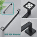 Black Bathroom Accessories Set Towel Bar Holder Hook - BathroomLux