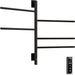 Black Electric Towel Warmer – Rotating Rack & Timer | Heat Your Towels Fast! - Quick heat towel rackBathroomLux