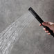 Black Rainfall Waterfall Shower System – Thermostatic 3 Mode - rainfall shower system with handheldBathroomLux