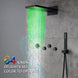 Bluetooth Thermostatic Rain Shower System Set – Solid Brass - thermostatic rain showerBathroomLux