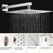 Brass Concealed Shower Mixer – Luxury Bath & Rain Set - Concealed Rain Shower SystemBathroomLux