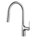 Brass Deck - Mounted Kitchen Faucet Pull - Out Single Handle and Dual Function - Kitchen Faucet Pull - OutBathroomLux
