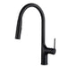 Brass Deck - Mounted Kitchen Faucet Pull - Out Single Handle and Dual Function - Kitchen Faucet Pull - OutBathroomLux