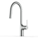 Brass Deck - Mounted Kitchen Faucet Pull - Out Single Handle and Dual Function - Kitchen Faucet Pull - OutBathroomLux