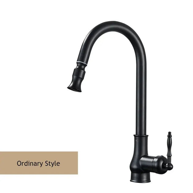 Brass Kitchen Tap – Sensor Mode, Single Handle Hot & Cold, Pull - Out Spout - Touchless Brass Kitchen Tap – Sensor ModeBathroomLux