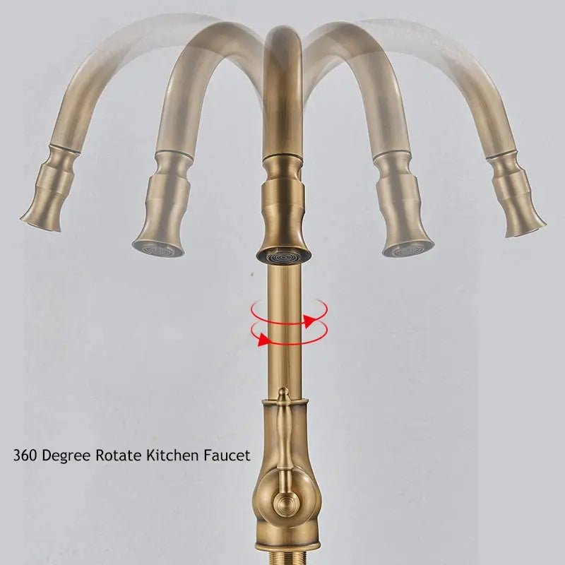 Brass Kitchen Tap – Sensor Mode, Single Handle Hot & Cold, Pull - Out Spout - Touchless Brass Kitchen Tap – Sensor ModeBathroomLux