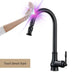 Brass Kitchen Tap – Sensor Mode, Single Handle Hot & Cold, Pull - Out Spout - Touchless Brass Kitchen Tap – Sensor ModeBathroomLux