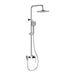 Brass Rainfall Shower System – Wall Mounted with Mixer & Handheld - bathtub shower faucetsBathroomLux