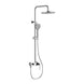 Brass Rainfall Shower System – Wall Mounted with Mixer & Handheld - bathtub shower faucetsBathroomLux