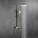 Brass Rainfall Shower System – Wall Mounted with Mixer & Handheld - bathtub shower faucetsBathroomLux
