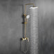 Brass Rainfall Shower System – Wall Mounted with Mixer & Handheld - bathtub shower faucetsBathroomLux