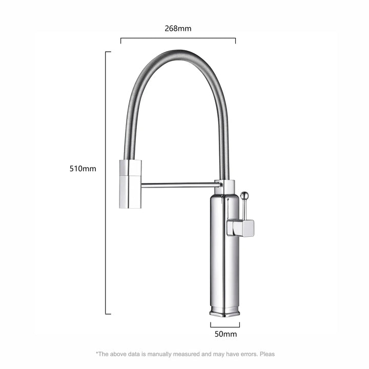 Brass Vintage Style Pull - Down Kitchen Faucet with Rotating Extendable Sprayer - Copper Vintage Style Pull - Down Kitchen FaucetBathroomLux