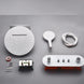 Brass White Concealed Rainfall Shower Set – Shower Mixer - Concealed Rain Shower SystemBathroomLux
