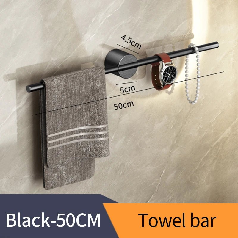 Brassica Bathroom Towel Hanger Waterproof - 811783 - Buy 2, Get 1 Free - towel barBathroomLux