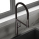 Brushed Brass Gun Grey Kitchen Mixer Tap – Pull Out Modern Sink Faucet - 2 - Way Smart Touch Pull Down Kitchen FaucetBathroomLux