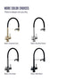 Brushed Gold 3 - Way Kitchen Faucet with Pull - Out Spray Filtered Water Mixer Tap - 3 Ways Kitchen Pull OutBathroomLux