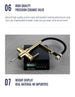 Brushed Gold 3 - Way Kitchen Faucet with Pull - Out Spray Filtered Water Mixer Tap - 3 Ways Kitchen Pull OutBathroomLux