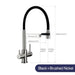 Brushed Gold 3 - Way Kitchen Faucet with Pull - Out Spray Filtered Water Mixer Tap - 3 Ways Kitchen Pull OutBathroomLux