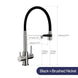 Brushed Gold 3 - Way Kitchen Faucet with Pull - Out Spray Filtered Water Mixer Tap - 3 Ways Kitchen Pull OutBathroomLux