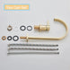 Brushed Gold Basin Bathroom faucet Single Handle Deck Mounted Mixer Tap - Deck Mounted Mixer TapBathroomLux