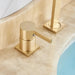 Brushed Gold Basin Bathroom faucet Single Handle Deck Mounted Mixer Tap - Deck Mounted Mixer TapBathroomLux