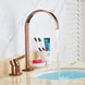 Brushed Gold Basin Bathroom faucet Single Handle Deck Mounted Mixer Tap - Deck Mounted Mixer TapBathroomLux