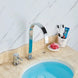 Brushed Gold Basin Bathroom faucet Single Handle Deck Mounted Mixer Tap - Deck Mounted Mixer TapBathroomLux