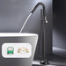 Brushed Gold Freestanding Bathtub Faucet with Shower Mixer Tap - Freestanding Faucet with HandshowerBathroomLux