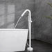 Brushed Gold Freestanding Bathtub Faucet with Shower Mixer Tap - Freestanding Faucet with HandshowerBathroomLux