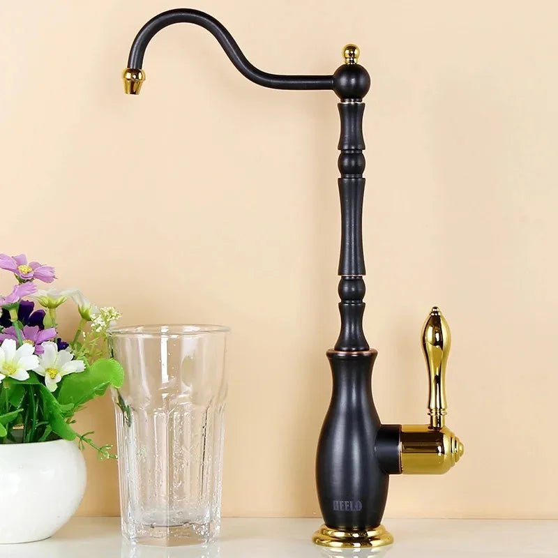 Cascadia Kitchen Faucet - 360° Solid Brass - FaucetBathroomLux