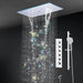 Ceiling LED Rainfall Waterfall Shower Head 600x300mm - Large Ceiling LED RainfallBathroomLux