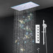 Ceiling LED Rainfall Waterfall Shower Head 600x300mm - Large Ceiling LED RainfallBathroomLux