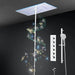 Ceiling LED Rainfall Waterfall Shower Head 600x300mm - Large Ceiling LED RainfallBathroomLux