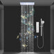 Ceiling LED Rainfall Waterfall Shower Head 600x300mm - Large Ceiling LED RainfallBathroomLux