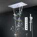 Ceiling LED Rainfall Waterfall Shower Head 600x300mm - Large Ceiling LED RainfallBathroomLux