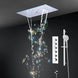 Ceiling LED Rainfall Waterfall Shower Head 600x300mm - Large Ceiling LED RainfallBathroomLux