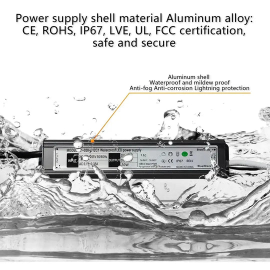 Chrome Thermostatic LED Shower System – with Body Jets - Black Thermostatic LED Shower SystemBathroomLux